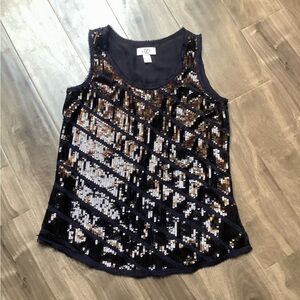 LOFT like new sequins blouse size MP